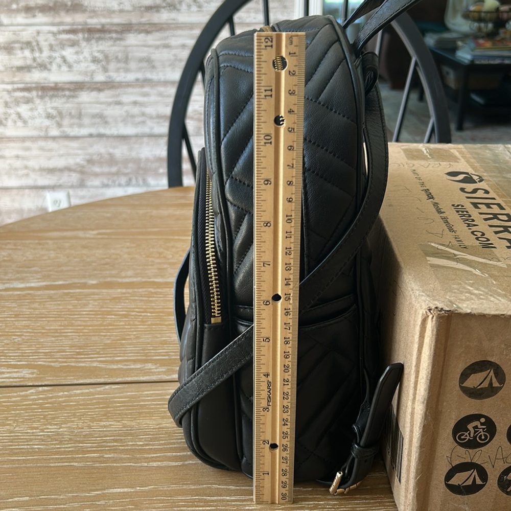 Michael Kors Abbey Backpack in Black - Picture 3 of 6